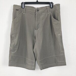 Kuhl Renegade Cargo Shorts Men's 36 Outdoor Hiking Stretch Utility Nylon Spandex